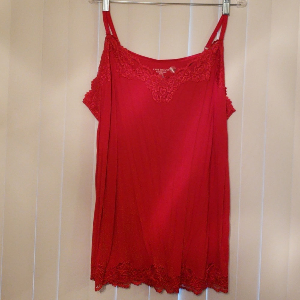 NWT Red Cacique women's sz 26/28 lace cami